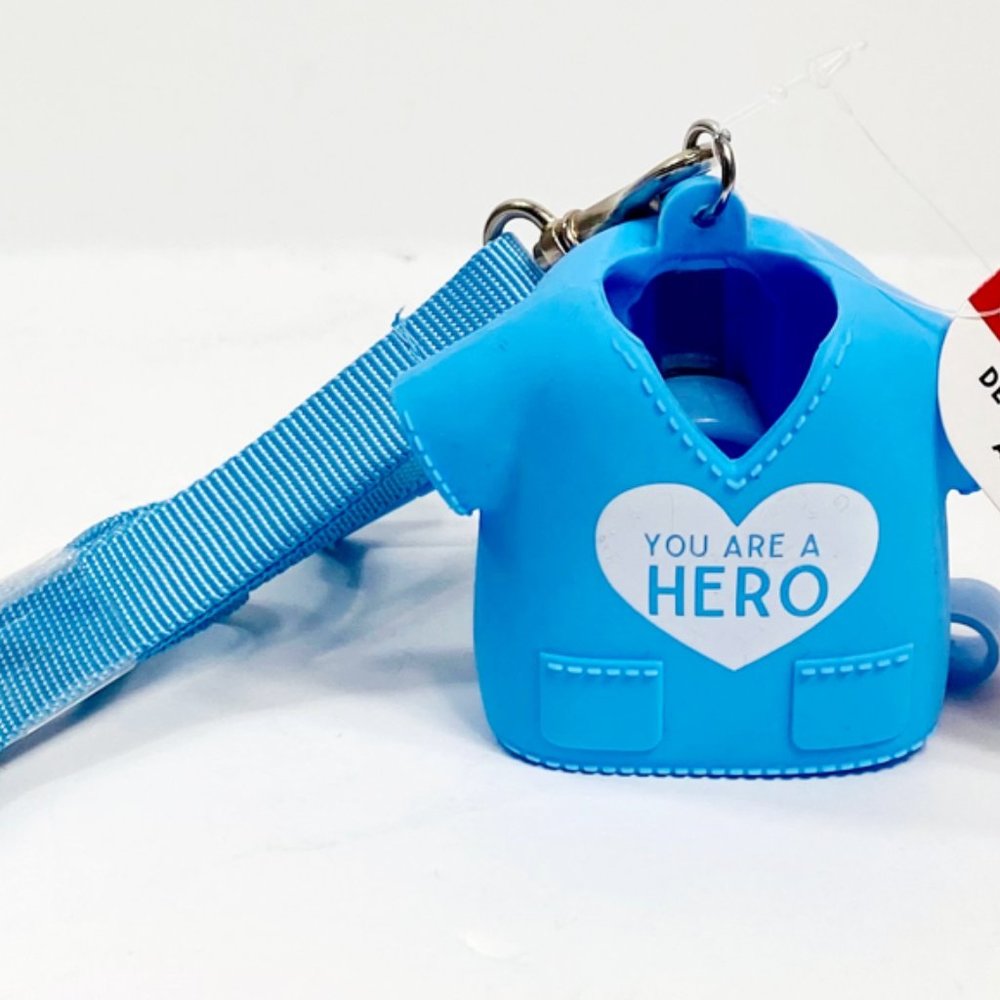 Bath & Body Works Medical Uniform Pocket & Bac and I.D. Holder. Blue.